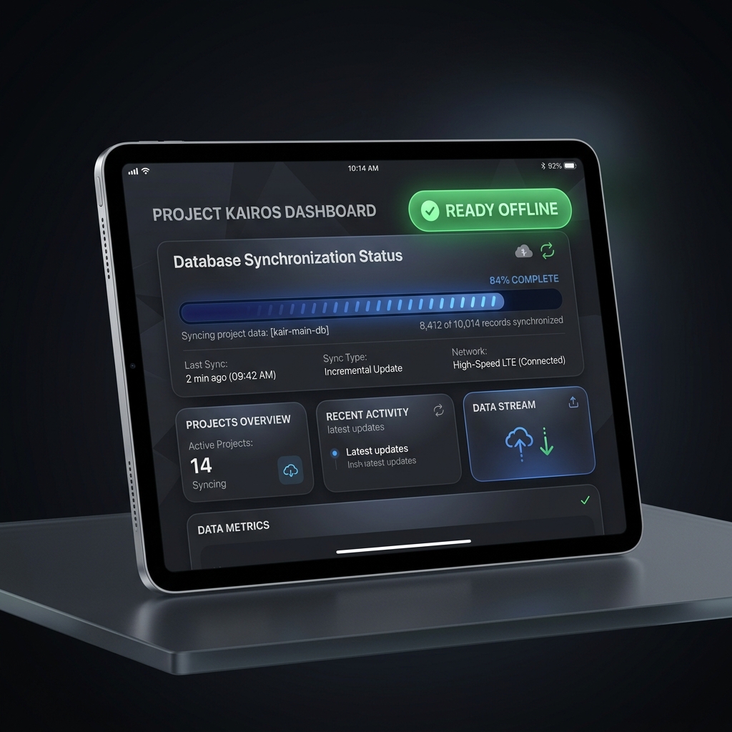 Offline Sync Mockup